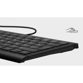 KeySonic KSK-5010ELC (DE) Tastatur für Zuhause USB QWERTZ Deutsch Schwarz