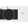 KeySonic KSK-5010ELC (DE) Tastatur für Zuhause USB QWERTZ Deutsch Schwarz