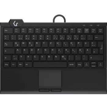 KeySonic KSK-5210ELU (DE) Tastatur Home USB QWERTZ Deutsch Schwarz