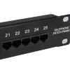 Equip 25-Port Cat.3 RJ45 ISDN Patch Panel, Schwarz