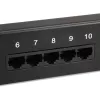 Equip 25-Port Cat.3 RJ45 ISDN Patch Panel, Schwarz