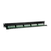 Equip 25-Port Cat.3 RJ45 ISDN Patch Panel, Schwarz