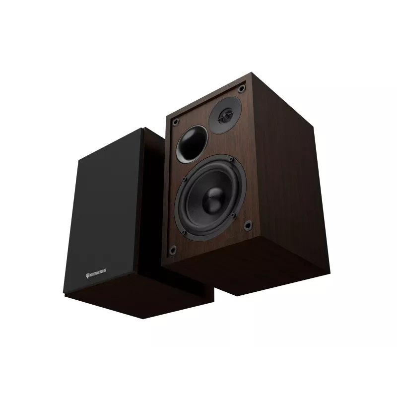 Lautsprecher Genesis NGS-2344 Kabelgebunden & Kabellos 2.0, 20 W, Braun