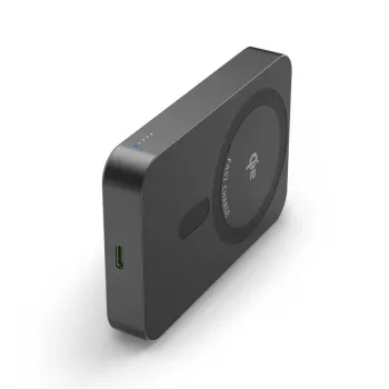 Hama 00201752 Powerbank 10000 mAh Kabelloses Laden Anthrazit