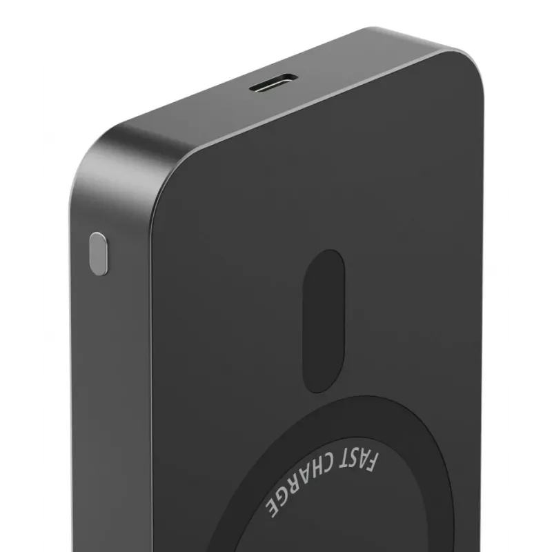 Hama 00201752 Powerbank 10000 mAh Kabelloses Laden Anthrazit