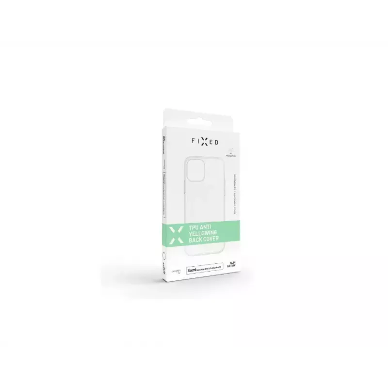 Backcover FIXED für Xiaomi Redmi Note 13 Pro 5G / POCO X6 5G — schlank AntiUV TPU Transparent