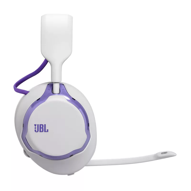Headset JBL Quantum 650 — Kabelloses Bluetooth, USB-C, ohrumschließend, Kopfbügel, Weiß, 20–20000 Hz