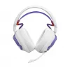 Headset JBL Quantum 650 — Kabelloses Bluetooth, USB-C, ohrumschließend, Kopfbügel, Weiß, 20–20000 Hz