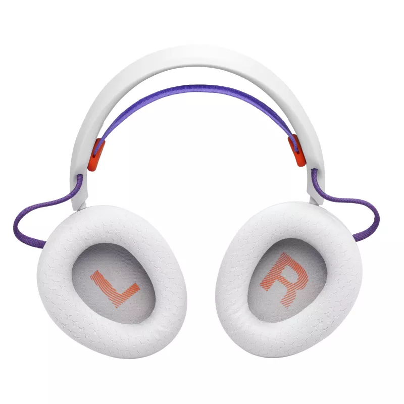 Headset JBL Quantum 650 — Kabelloses Bluetooth, USB-C, ohrumschließend, Kopfbügel, Weiß, 20–20000 Hz