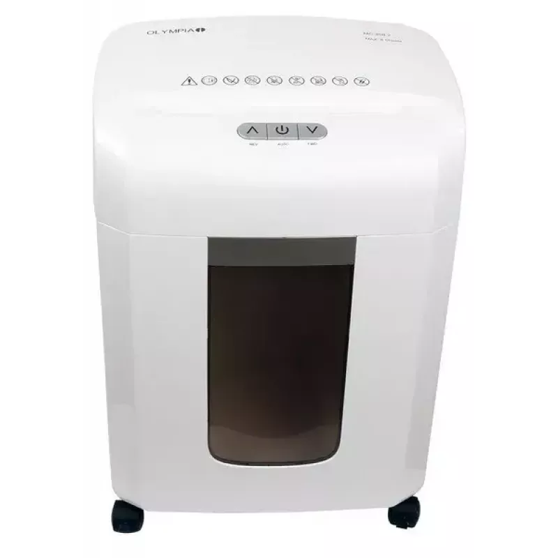 Aktenvernichter Olympia MC 408.2 Mikroschnitt 22 cm Weiß