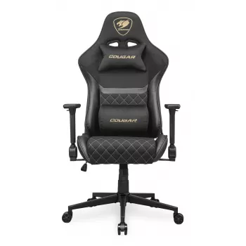 Universal-Gaming-Stuhl COUGAR Gaming Armor One V2 Gold F Upholstered gepolsterter Sitz Schwarz Gold