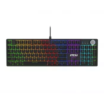 MSI FORGE GK320 RED Tastatur Gaming USB QWERTY Englisch Schwarz
