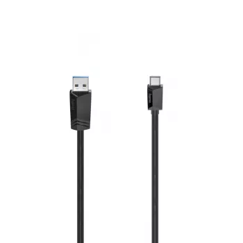 USB-Kabel Hama 00200657 1m USB A USB C USB 3.2 Gen 2 10 Gbit/s Schwarz