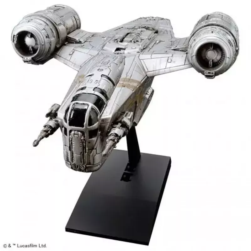 Kunststoffmodell REVELL Razor Crest 1/144 Maßstab — Star Wars Bandai Bausatz, Kunststoff-Modellbausatz
