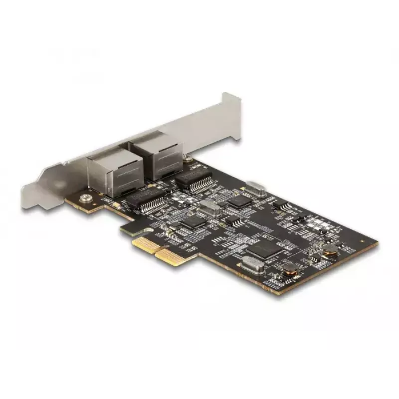 DeLOCK PCI Express x2 Karte auf 2 x RJ45 2.5 Gigabit LAN i225