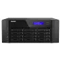 NAS Tower QNAP TS-h1290FX — EPYC 7302P 3,0 GHz, 128 GB DDR4, 12 Einschübe, QuTS hero, Schwarz