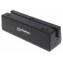 Manhattan USB-A Magnetstreifenkartenleser, Dreispurleser, Tastaturkeil-Decoder, Kabel 1,5 m, Schwarz, Drei Jahre Garantie