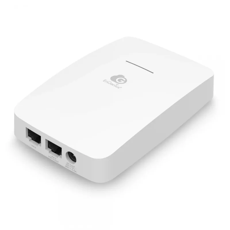 EnGenius Cloud Managed AP Wall-Plate 11ax Wi-Fi6 400+867Mbps 2T2R GbE PoE.af 2x4 & 2x 5dBi ia