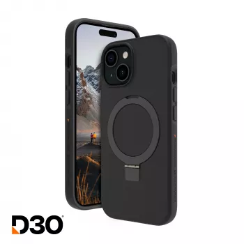Schutzhülle dbramante1928 Iceland Ultra D3O MS Kick für iPhone 17e/16e/15/14/13, 15,5 cm (6,1 Zoll), Schwarz