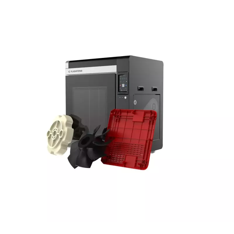 3D-Drucker Flashforge Creator 4A — Bauvolumen 400×350×500 mm, 1,75 mm Filament, max. Druckbett 120 °C, Wi‑Fi