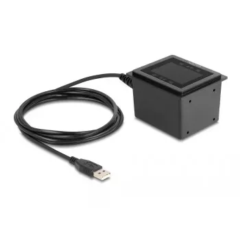 DeLOCK USB Barcode Scanner 1D und 2D kabelgebunden für stationäre Montage