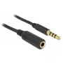 Audio-Kabel DeLOCK 84669 5 m 3,5 mm Schwarz
