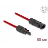 Kabel DeLOCK DL4 Solar-Flachkabel Stecker auf Buchse 60 cm rot 3,3 mm²