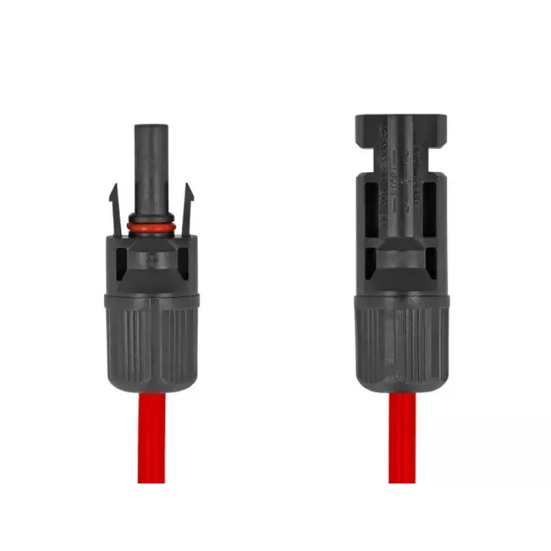 Kabel DeLOCK DL4 Solar-Flachkabel Stecker auf Buchse 60 cm rot 3,3 mm²