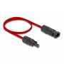 Kabel DeLOCK DL4 Solar-Flachkabel Stecker auf Buchse 60 cm rot 3,3 mm²
