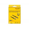 DeLOCK USB 40 Gbps Daten- und Schnelllade-Koaxialkabel 1 m USB PD 3.1 240 W