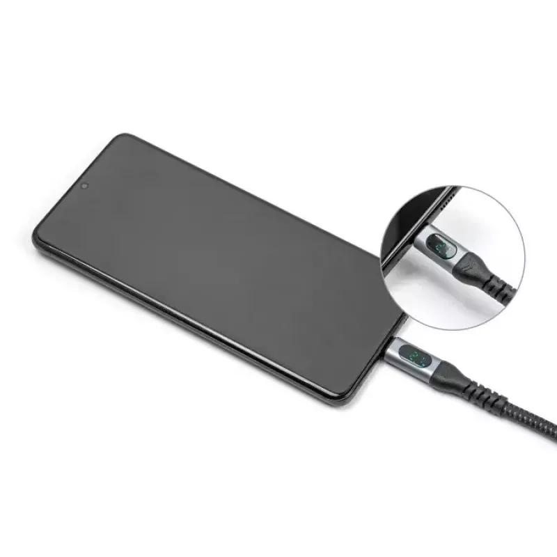 DeLOCK USB 40 Gbps Daten- und Schnelllade-Koaxialkabel 1 m USB PD 3.1 240 W