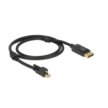 DisplayPort-Kabel DeLOCK 83721 Mini DisplayPort 1m Schwarz