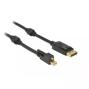 DisplayPort-Kabel DeLOCK 83721 Mini DisplayPort 1m Schwarz