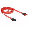 SATA-Kabel DeLOCK 83956 1 m SATA 7-polig Schwarz Rot