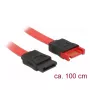 SATA-Kabel DeLOCK 83956 1 m SATA 7-polig Schwarz Rot
