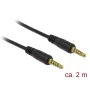 Audiokabel DeLOCK 85697 2m 3.5mm Schwarz