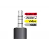 Audiokabel DeLOCK 84724 1,5m 3,5mm 3 x RCA Schwarz