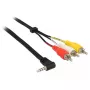 Audiokabel DeLOCK 84724 1,5m 3,5mm 3 x RCA Schwarz
