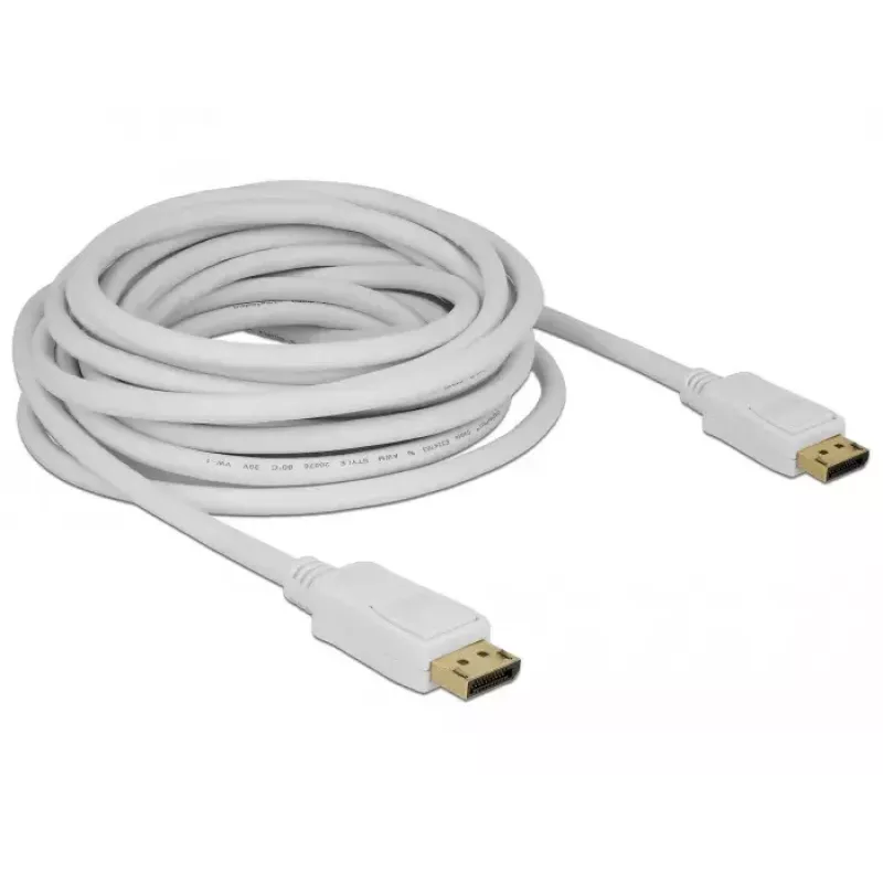 DisplayPort-Kabel DeLOCK 84861 7 m Weiß