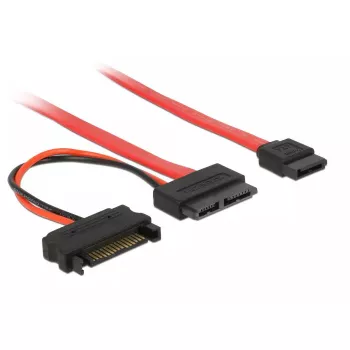 SATA-Kabel DeLOCK 0,3 m Rot