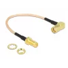 Koaxialkabel DeLOCK 0,16 m 2x RP-SMA