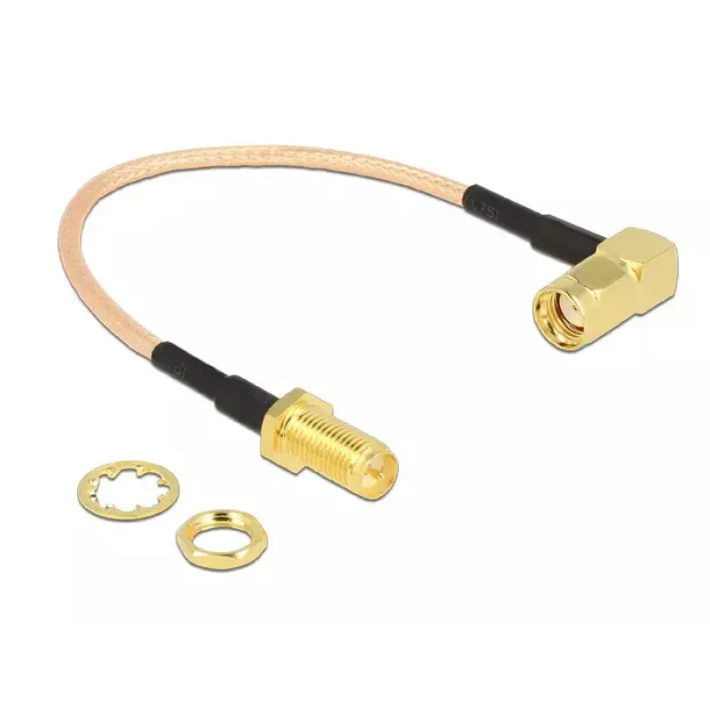 Koaxialkabel DeLOCK 0,16 m 2x RP-SMA