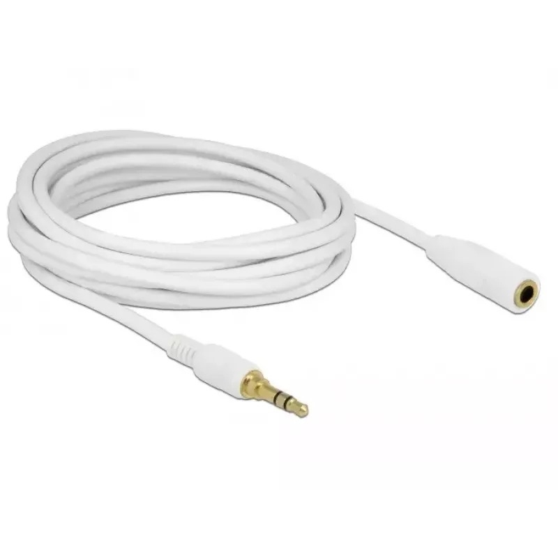 Audio-Kabel DeLOCK 85591 5m 3,5mm Weiß
