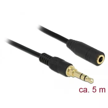 Audio-Kabel DeLOCK 85590 5 m 3,5 mm Schwarz