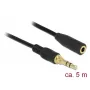 Audio-Kabel DeLOCK 85590 5 m 3,5 mm Schwarz