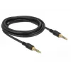 DeLOCK 85601 Audiokabel 3m 3,5mm Schwarz