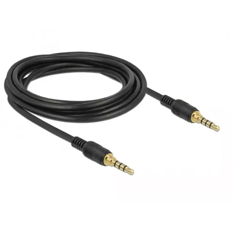 DeLOCK 85601 Audiokabel 3m 3,5mm Schwarz