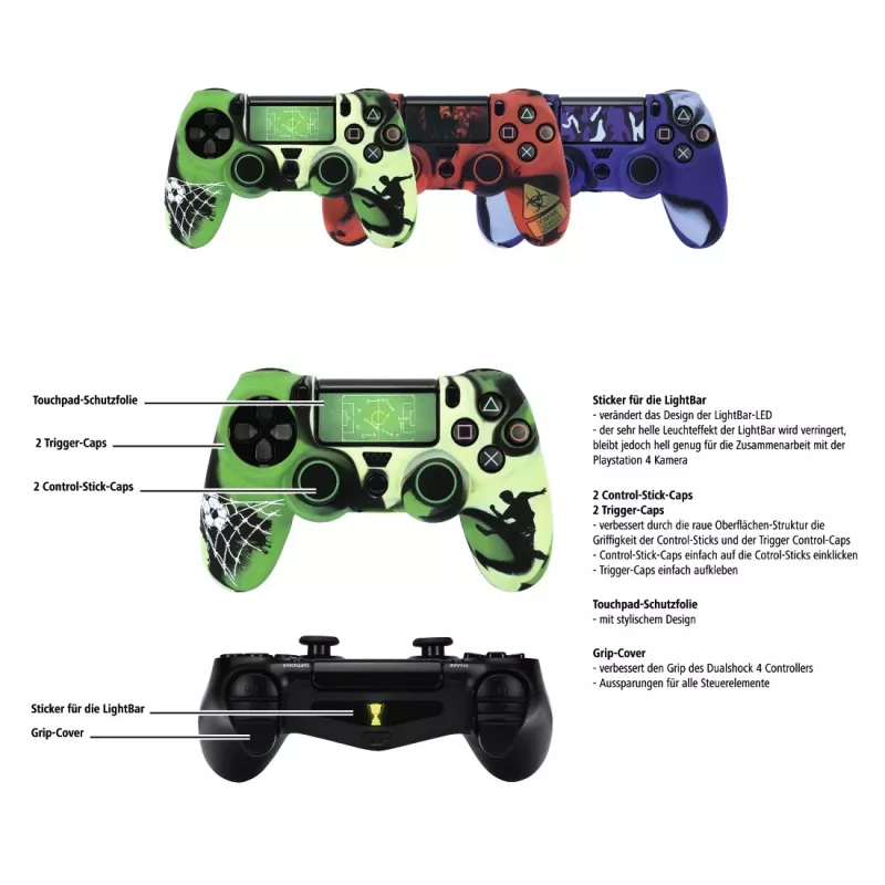 Hama Soccer, PlayStation 4, Schwarz, Grün