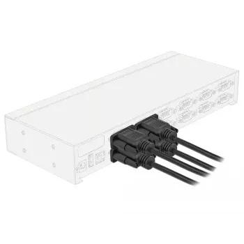 Serielles Kabel RS-232 DeLOCK 87472 2 m Buchse zu Buchse