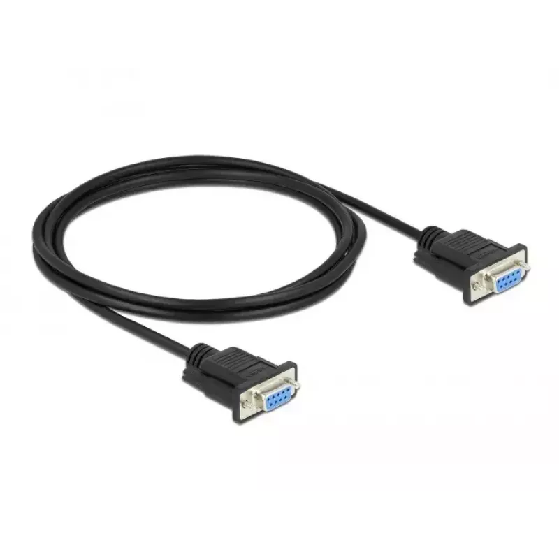 Serielles Kabel RS-232 DeLOCK 87472 2 m Buchse zu Buchse